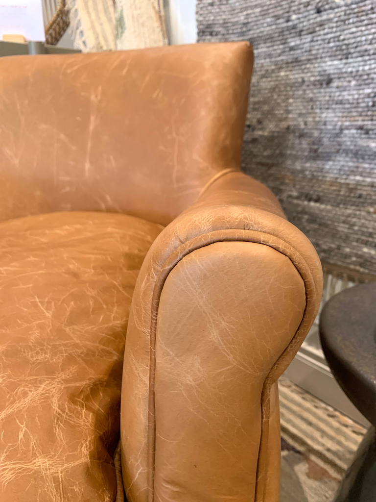 London Tan Leather Chair