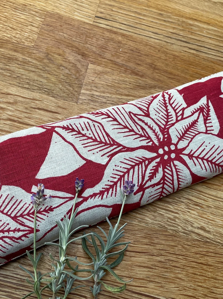 Scented Eye Pillow - Poinsettia