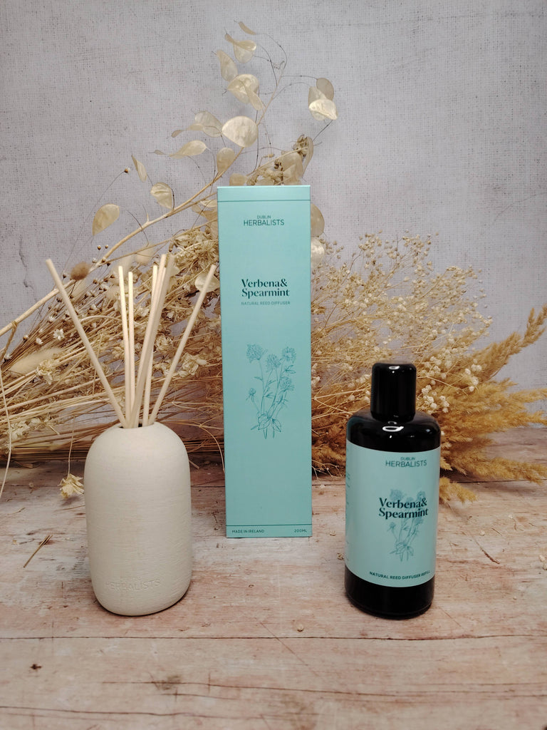 Verbena and Spearmint Natural Reed Diffuser Gift Set