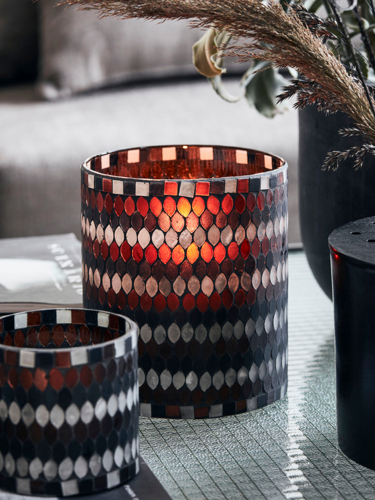 Mosa Tealight Holder - Brown