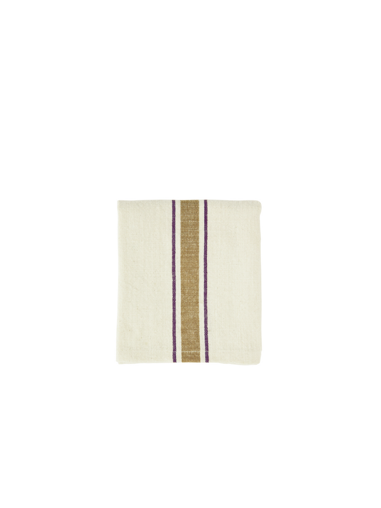 Striped Kitchen Towel Mustard