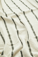 Green Striped Throw