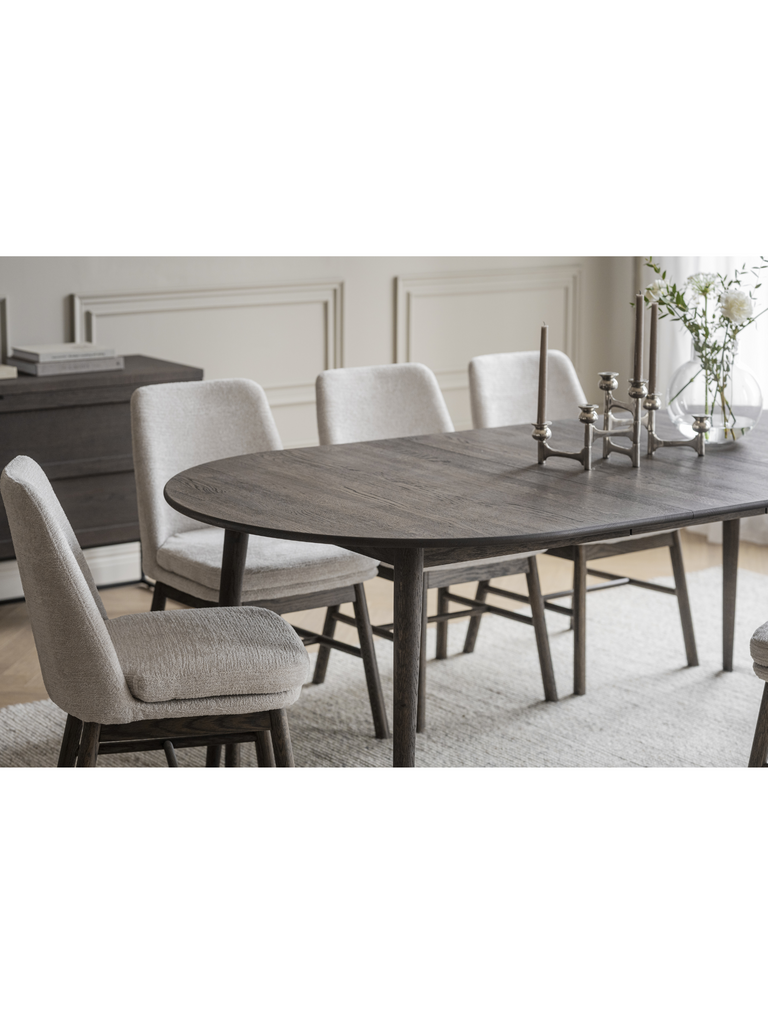 Tyler Oval Oak Extendable Dining Table